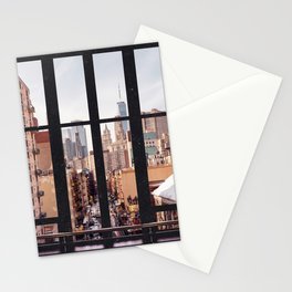 New York City Window Winter Stationery Card