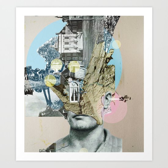 it´s all in your mind · Statue Art Print