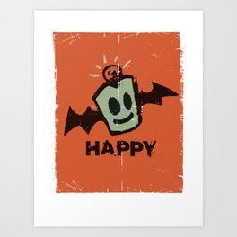 HAPPY halloween Art Print