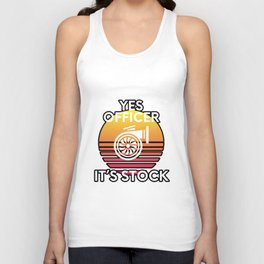 Yes Officer It’s Stock Car Enthusiast Turbo Unisex Tank Top