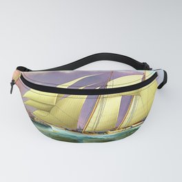 James Edward Buttersworth The Yacht Magic Defending America's Cup Fanny Pack