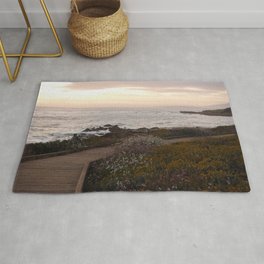 On the right path - Wildflowers bloom for those in love Rug