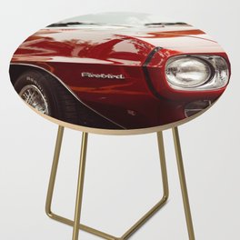 Vintage 1969 Firebird American Classic Muscle car automobile transportation color photograph / photography poster posters Side Table