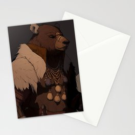 Brown Bear Shaman Stationery Cards