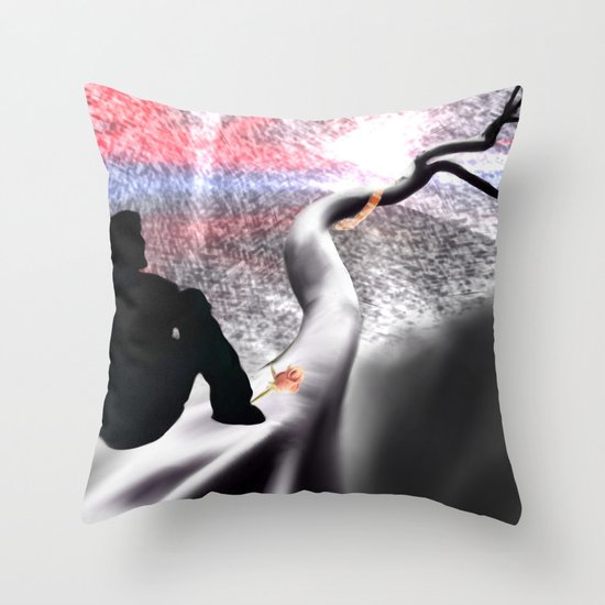 THE SNAKE'S HISS Throw Pillow