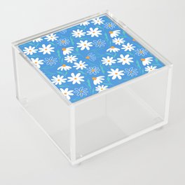 Loose Daisy Pattern Acrylic Box