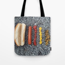 Deconstructed Hot Dog Tote Bag