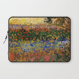 Garden in Bloom, Arles, Vincent van Gogh Laptop Sleeve