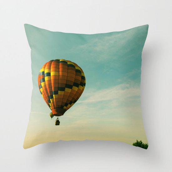 Touching The Tree Tops Throw Pillow