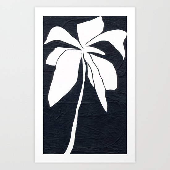 White Flower Art Print