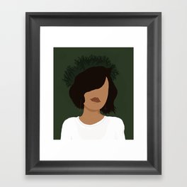 the green queen Framed Art Print