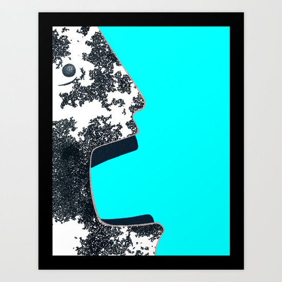 Hhhh... (silence) Art Print