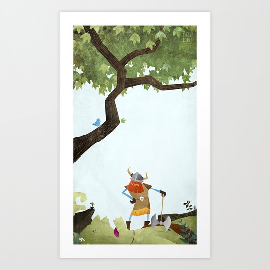 Hero Shot Art Print