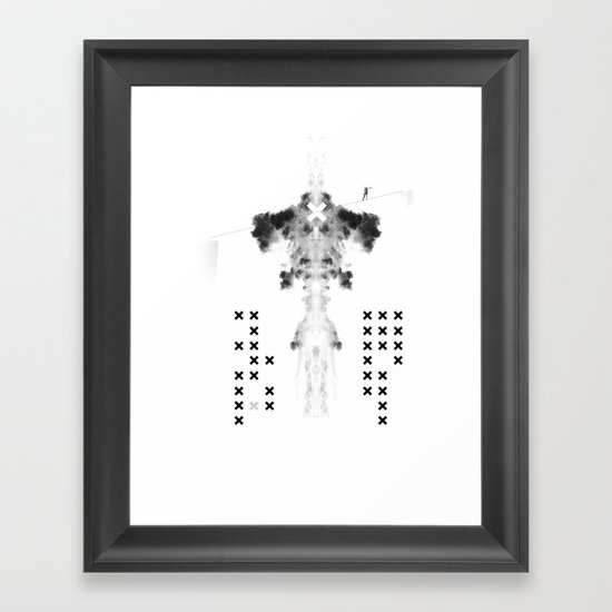 Fear Framed Art Print