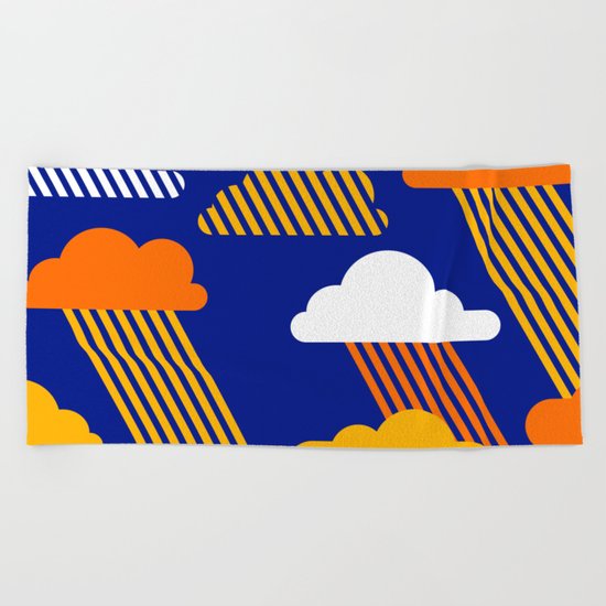 Blue Skies Beach Towel
