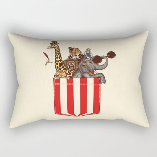 Pocket Circus Rectangular Pillow