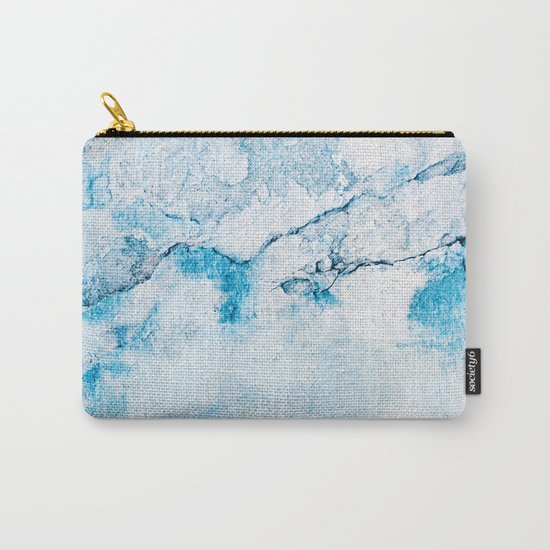blue wall Carry-All Pouch