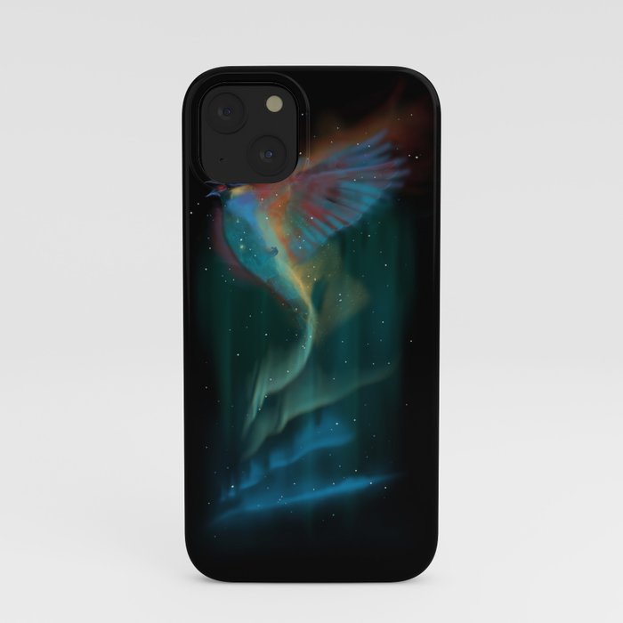 Aurora bird iPhone Case