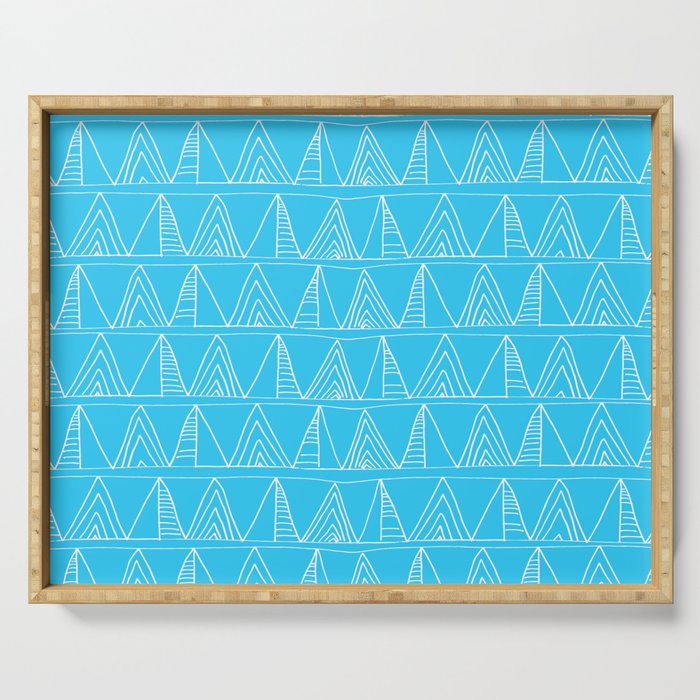 Triangles- Simple Triangle Pattern for hot summer days - Mix & Match Serving Tray