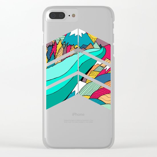 River in the mountains Clear iPhone Case