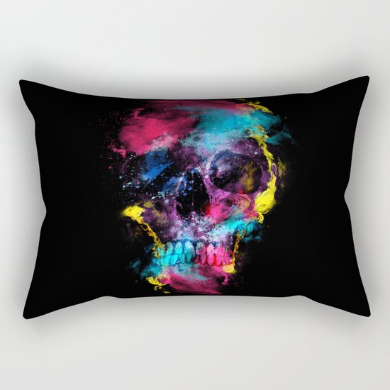 Skull - Space Rectangular Pillow