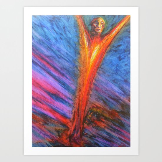 The Stoning of Stephen Art Print