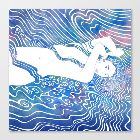 Water Nymph LXXXIII Canvas Print