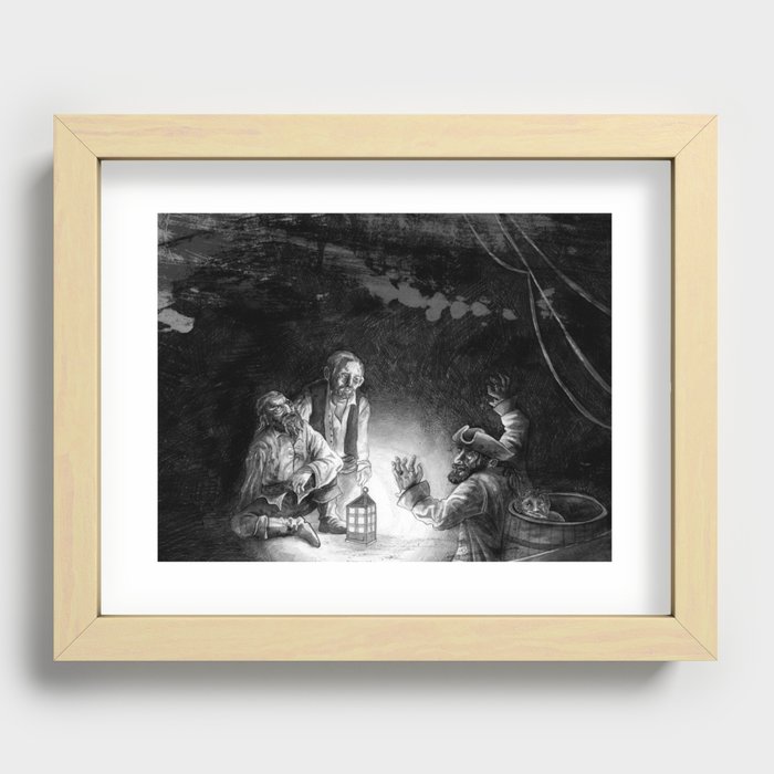 What I Heard in the Apple Barrel Recessed Framed Print