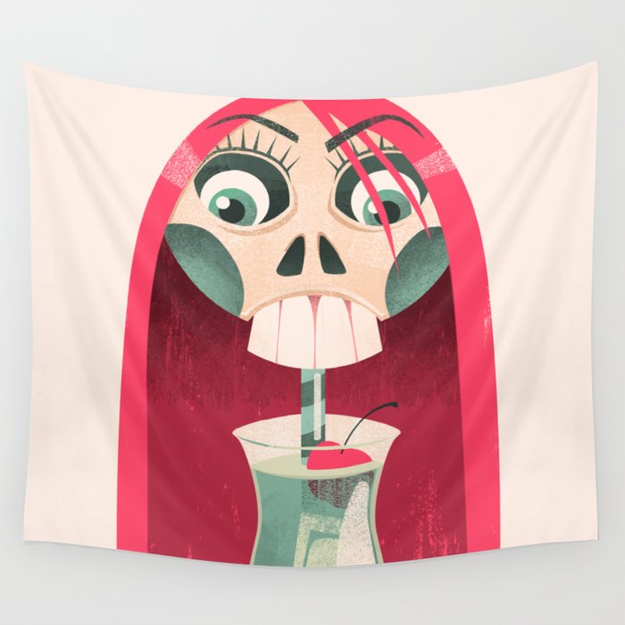 The Deadliest Sip Wall Tapestry