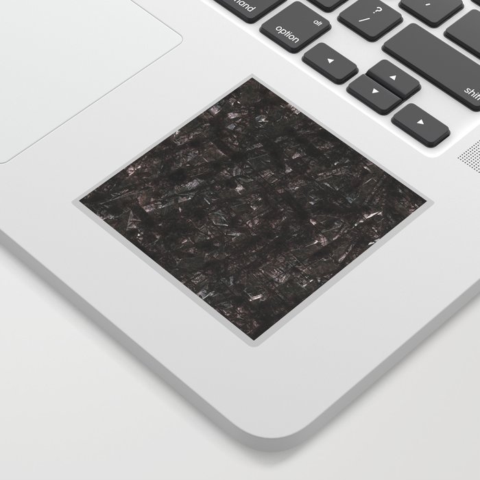 Abstract grey cracked and scratched grey metal panel Sticker