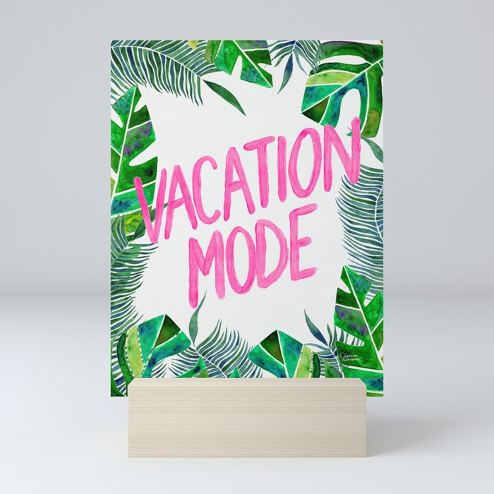 Vacation Mode Mini Art Print