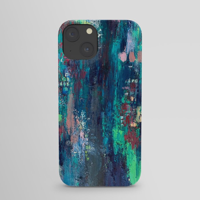 dissonance, abstract painting iPhone Case