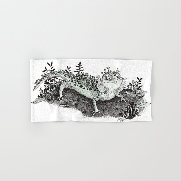 Lichen Lizard Hand & Bath Towel