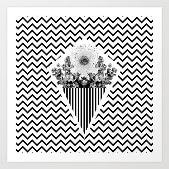 v x v x v Art Print