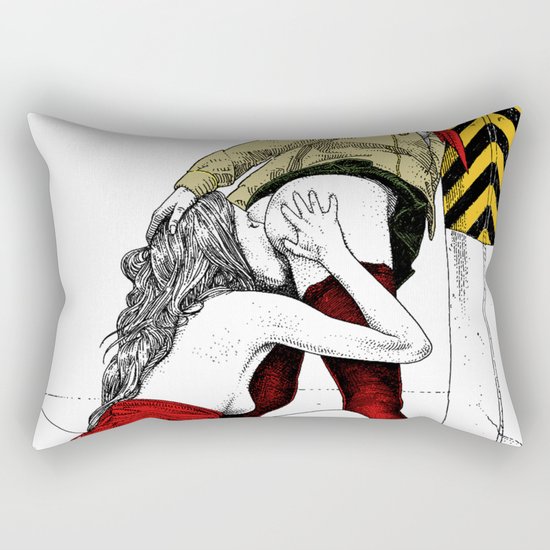 asc 702 - Les nouveaux terrains de chasse (I guess my spirit animal is a wolf) Rectangular Pillow