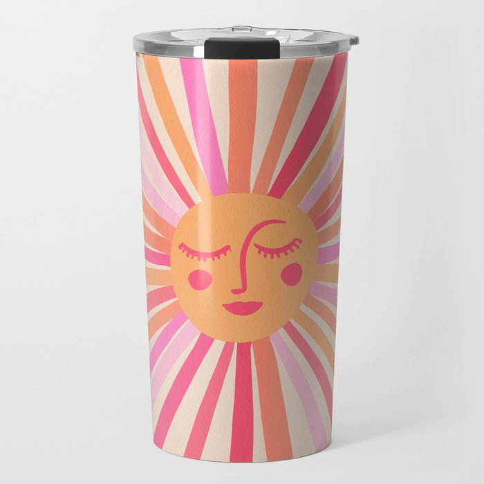 Sunshine – Pink Travel Mug