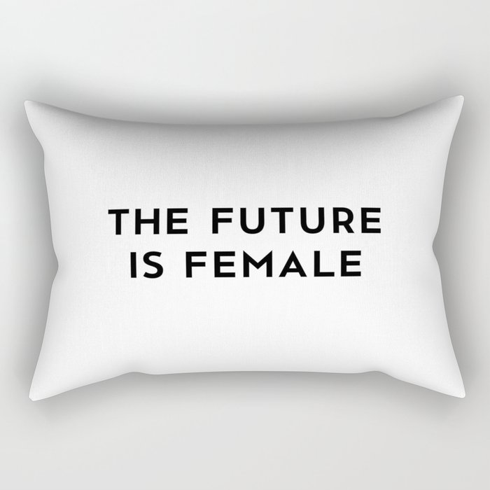 The Future is Female Rectangular Pillow