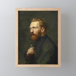 Vincent van Gogh by John Peter Russell (1886) Framed Mini Art Print