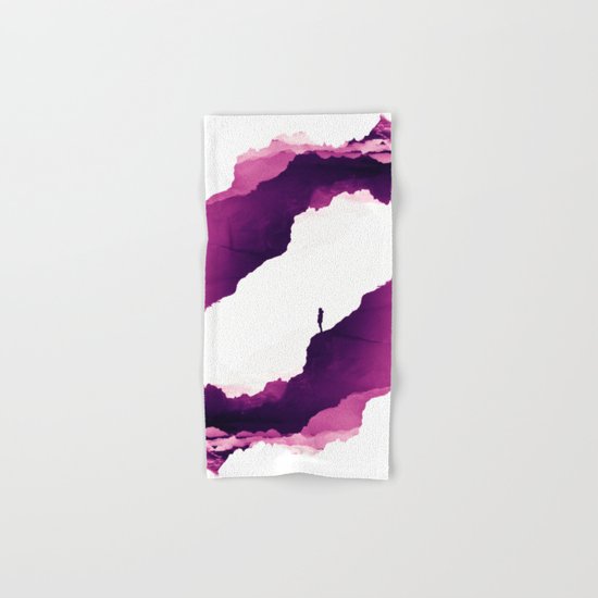 Purple Isolation Hand & Bath Towel