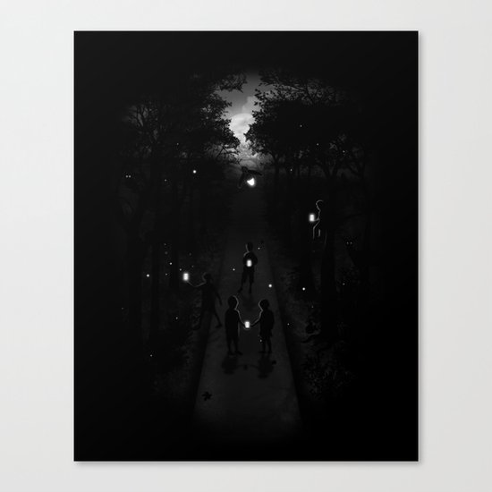 Fireflies Canvas Print