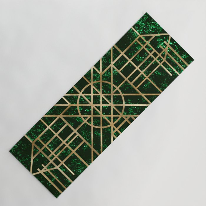 Art Deco design - velvet geo VII Yoga Mat