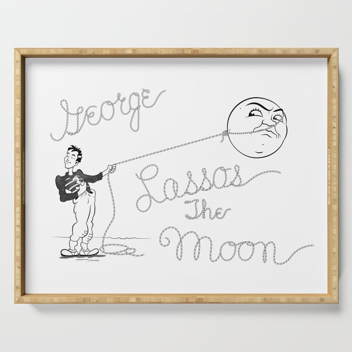It's a Wonderful Life - George Lassos the Moon Serving Tray