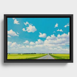 Summer Road Trip Framed Canvas