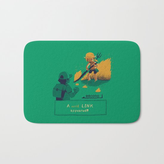 a wild link appeared Bath Mat