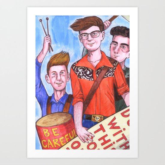 Down With This Sort Of Thing Art Print