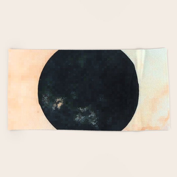 Wassily Kandinsky Black Circle Beach Towel by Jon Baran Society6