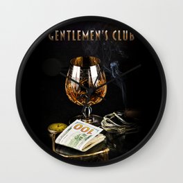 Gentlemen's Club Wall Clock