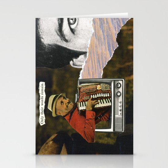 Only Their Words Remain Stationery Cards