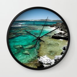 Rottnest island Cristal clear water  Wall Clock