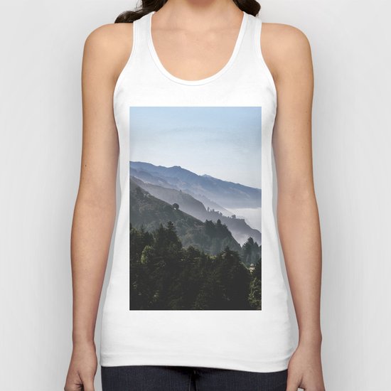 Blue Valley view Unisex Tank Top